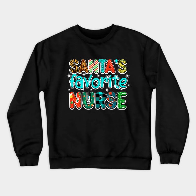 Christmas Nurse Crewneck Sweatshirt by Nifty T Shirts